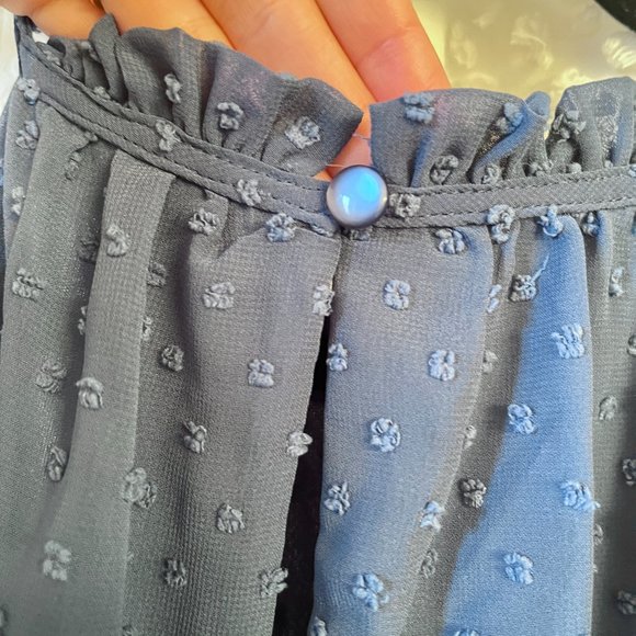 Blue Ruffle Dress - Picture 5 of 7